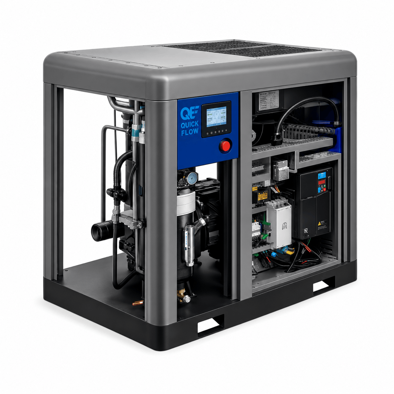 10 HP Screw Air Compressor - Fixed Speed in Ahmedabad