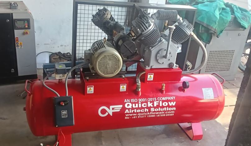 5 HP - 500 LTR Piston Air Compressor (in Gandhinagar